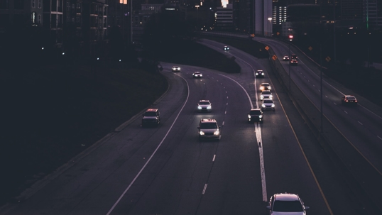 highway at night