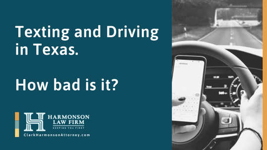 someone texting while driving